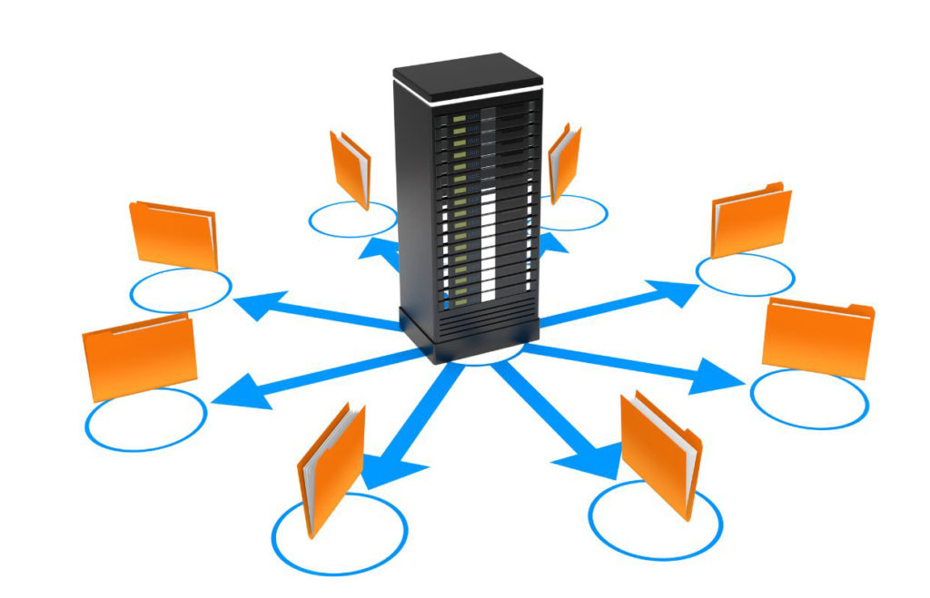 サーバーからファイルを複数個所に送っている