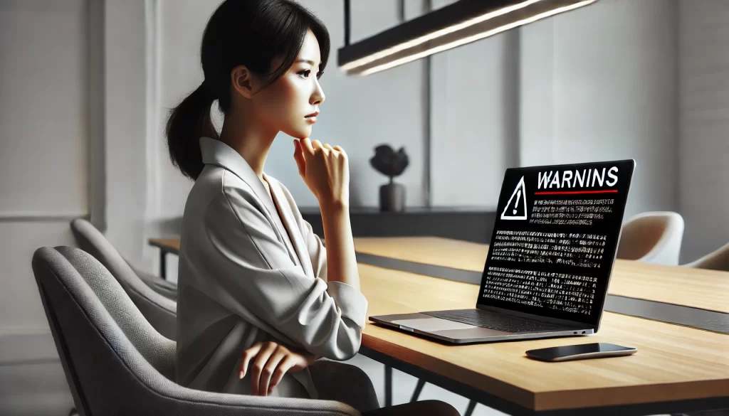 DALL-Eの画像生成に関する注意点イメージ