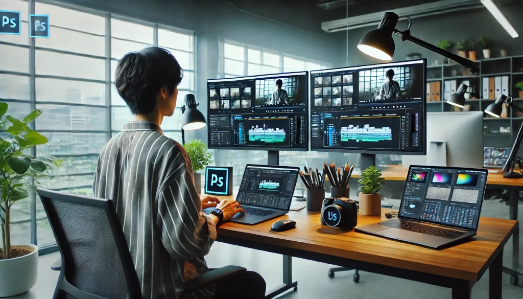 動画編集webデザイナーどっちが自分に向いているか？イメージ