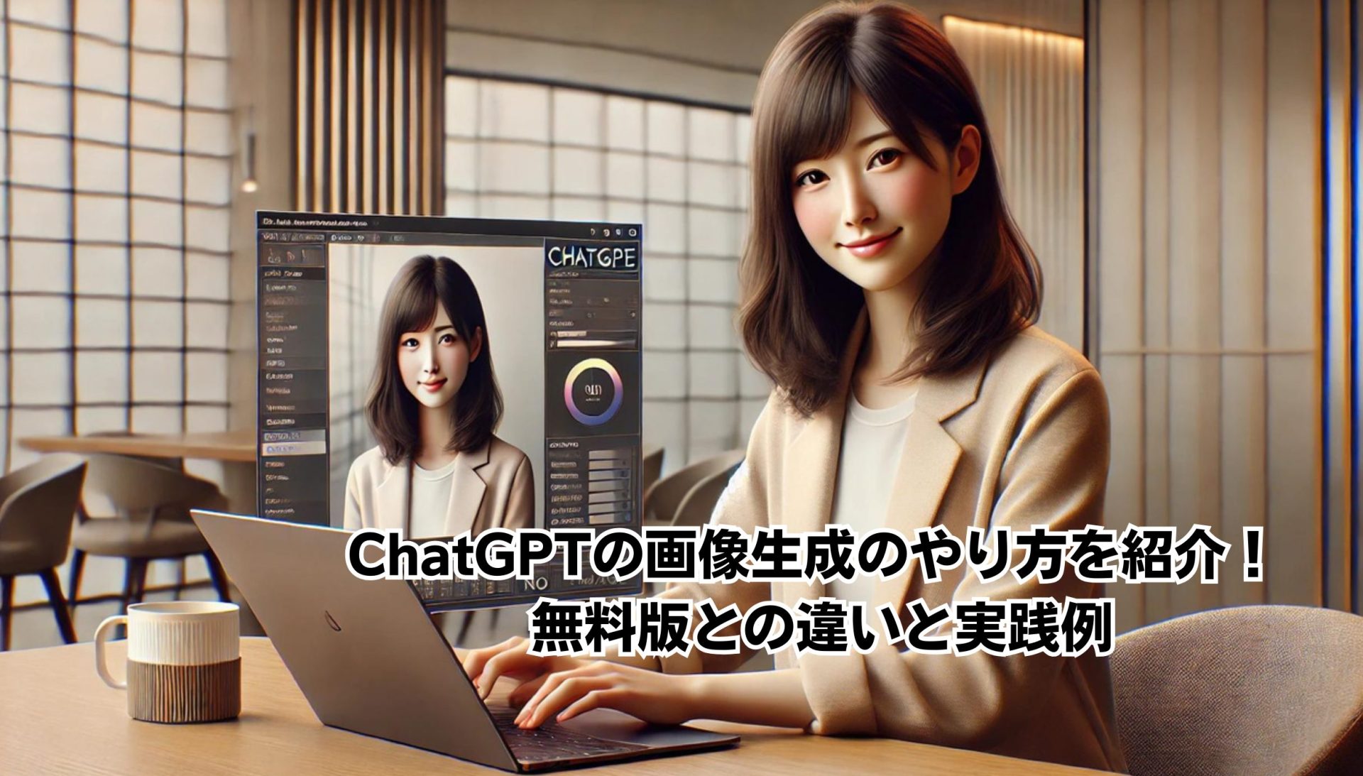 ChatGPTの画像生成のやり方を紹介！ 無料版との違いと実践例イメージ