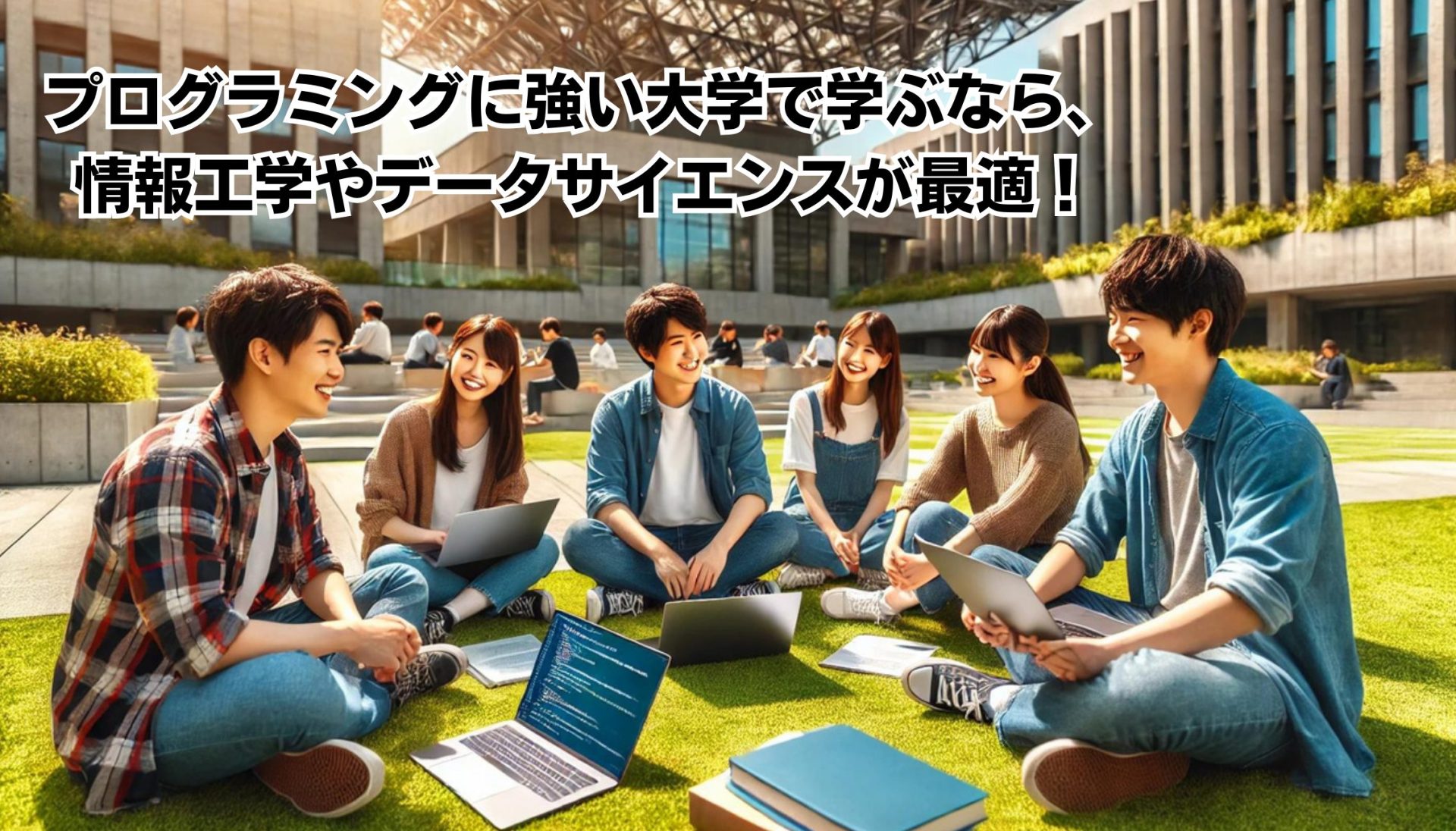 プログラミングに強い大学で学ぶなら、情報工学やデータサイエンスが最適！イメージ