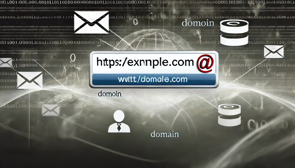 メールのドメインはどの部分ですか？イメージ