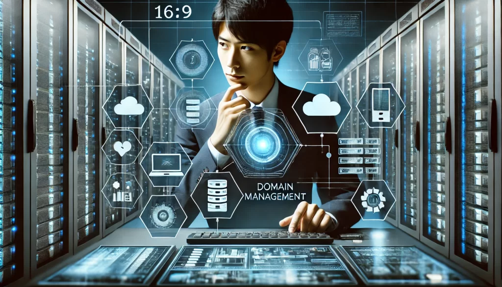 ドメインはどこで管理されているか？イメージ