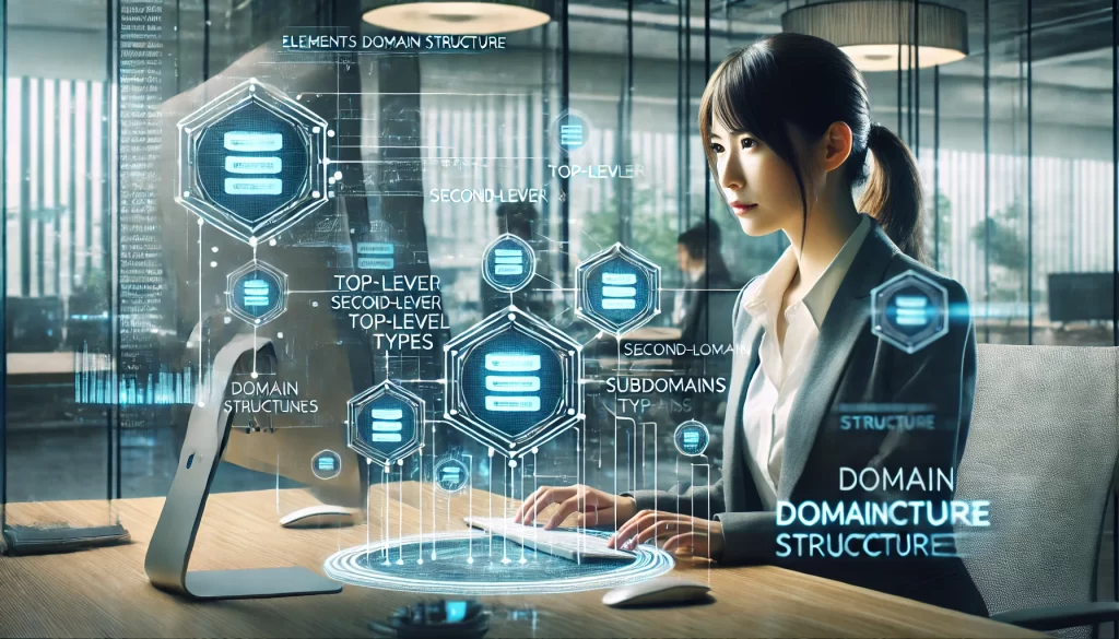 ドメインの構造と種類の違いイメージ