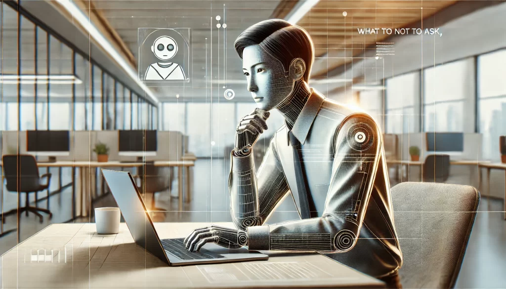 チャットGPTに聞いてはいけないこと・教えてはいけないことイメージ